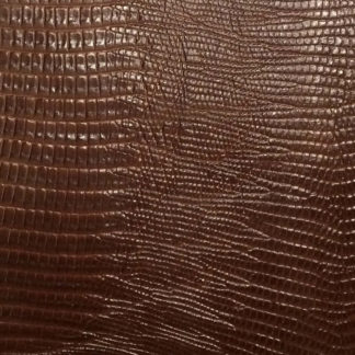 leather wrap brown lizard