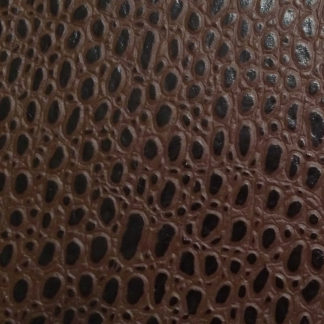 leather wrap brown caiman